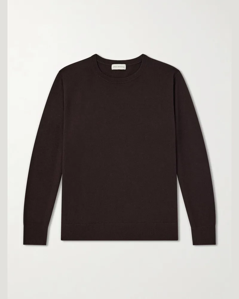 Dries van Noten Cashmere Sweater Brown