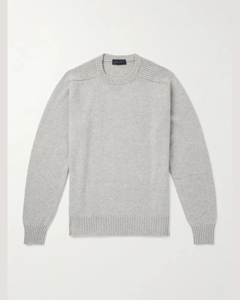 SEASE Pullover aus Kaschmir Grau