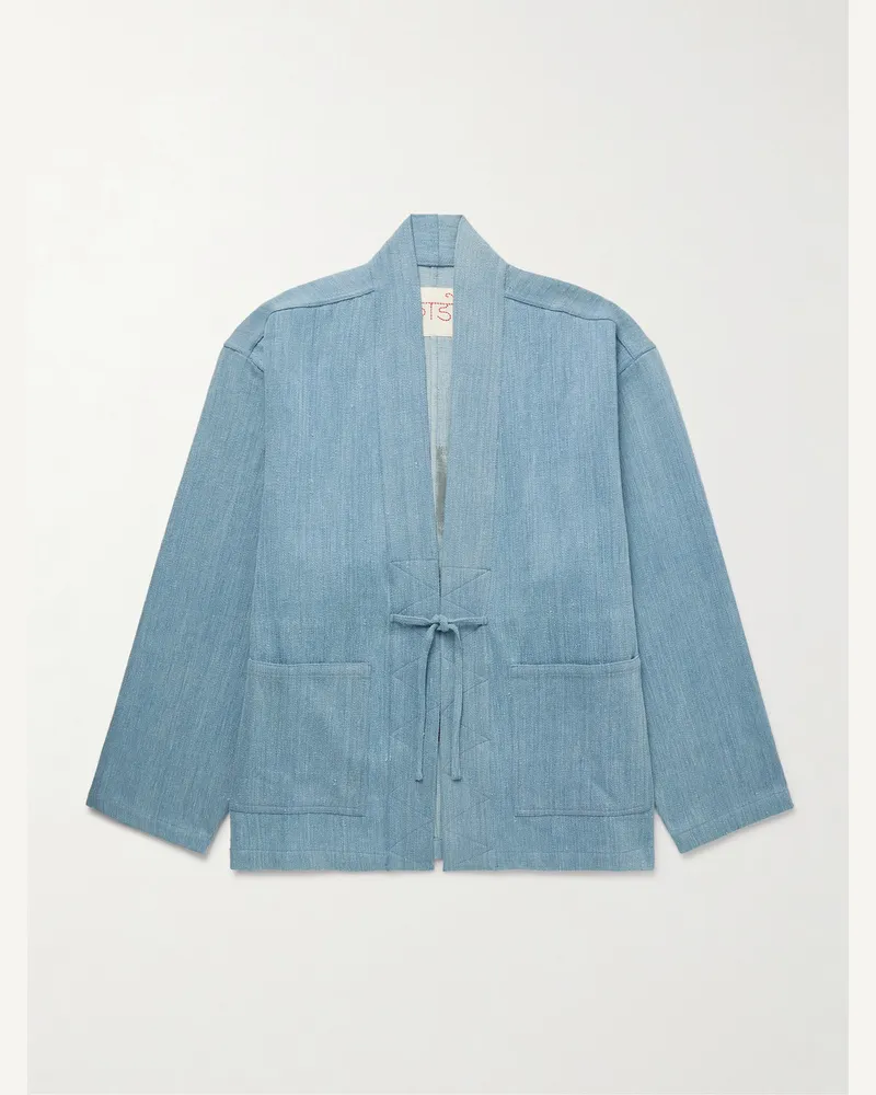 KARDO Osaka Jeansjacke mit Print Blau