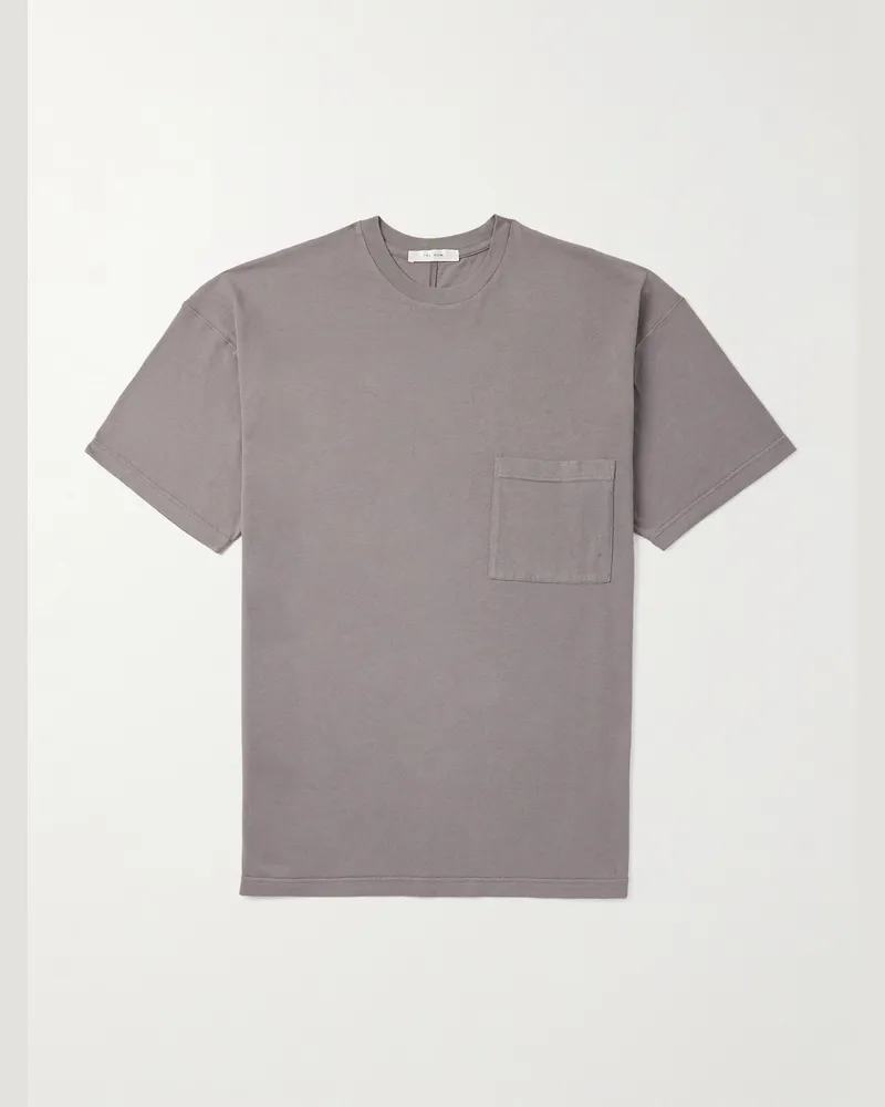 The Row Niels T-Shirt aus Baumwoll-Jersey Grau