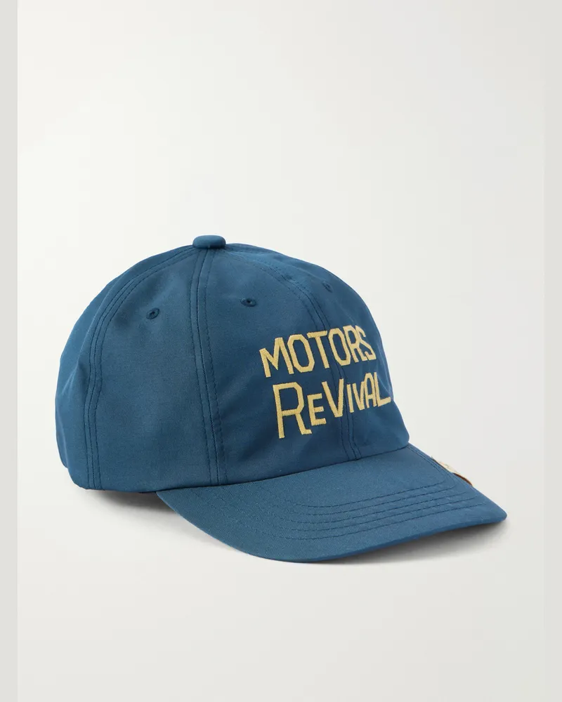 Visvim Excelsior Wool and Silk-Blend Twill Cap Blue