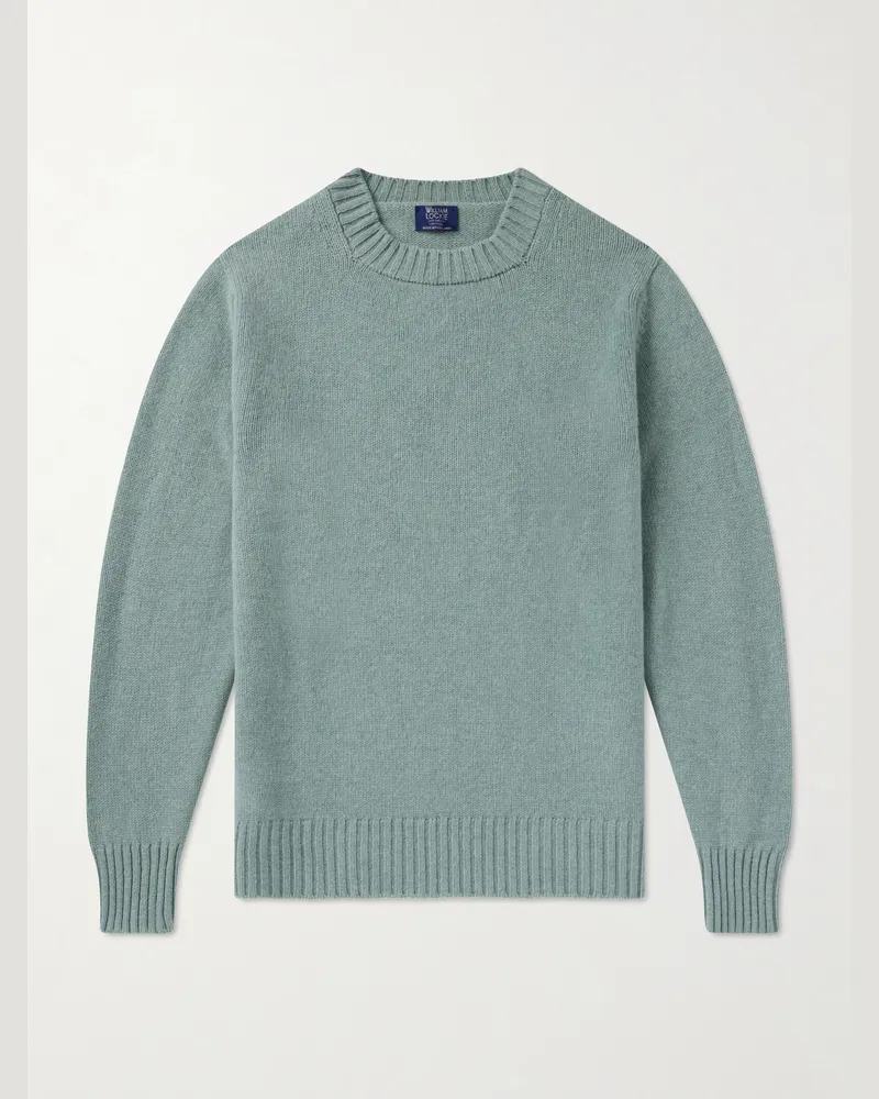 William Lockie Wool Sweater Green