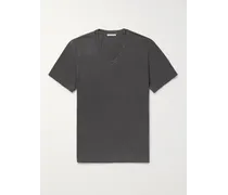 T-Shirt aus gekämmtem Baumwoll-Jersey mit schmaler Passform