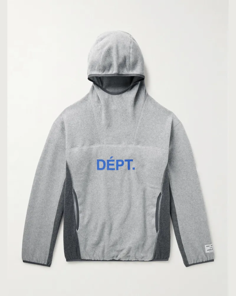 GALLERY DEPT. Trail Hoodie aus Fleece mit Logoprint Grau