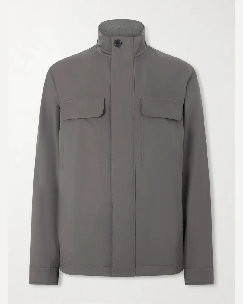Ermenegildo Zegna Shell Jacket Brown