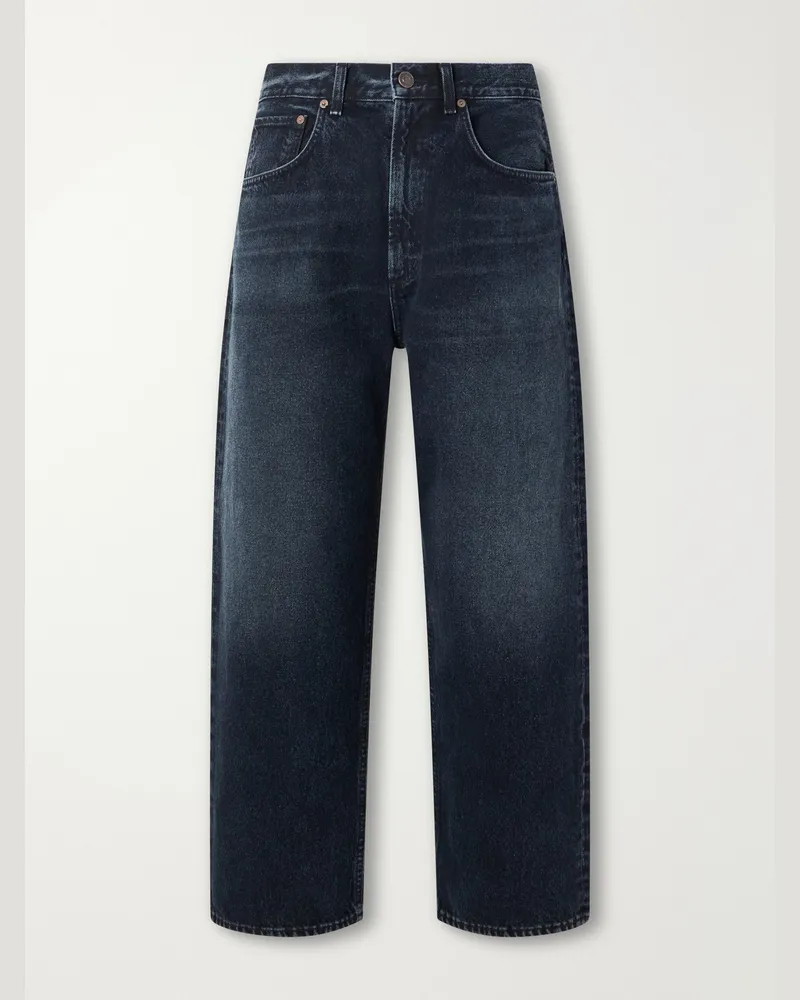 AGOLDE Deka Organic Wide-Leg Jeans Blue