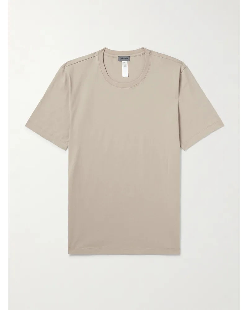 Hanro Living T-Shirt aus Baumwoll-Jersey Neutral