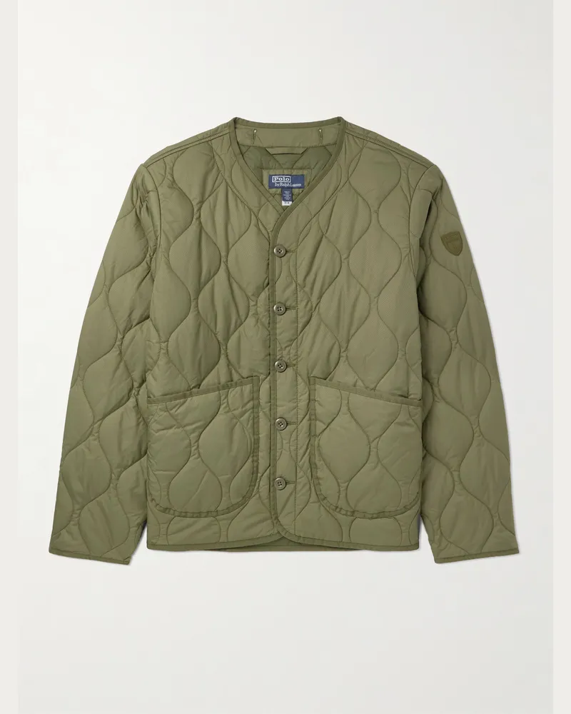 Ralph Lauren Ghent Quilted Recycled-Ripstop Jacket Green