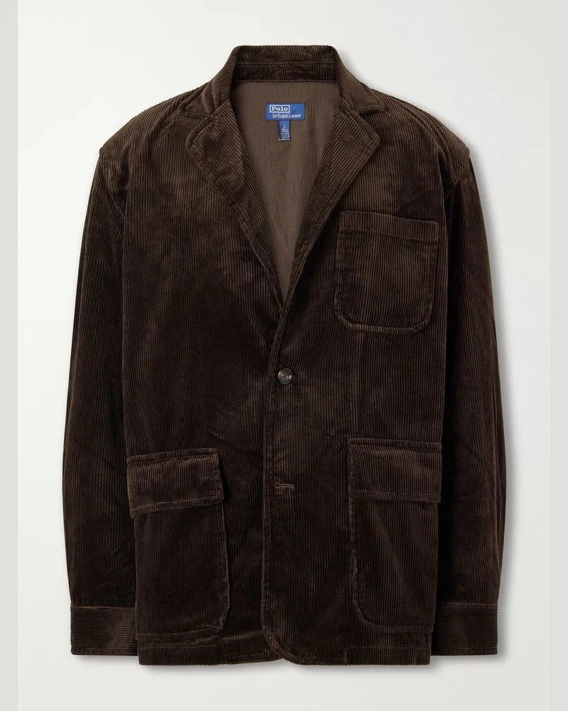 Ralph Lauren Cotton-Corduroy Blazer Brown