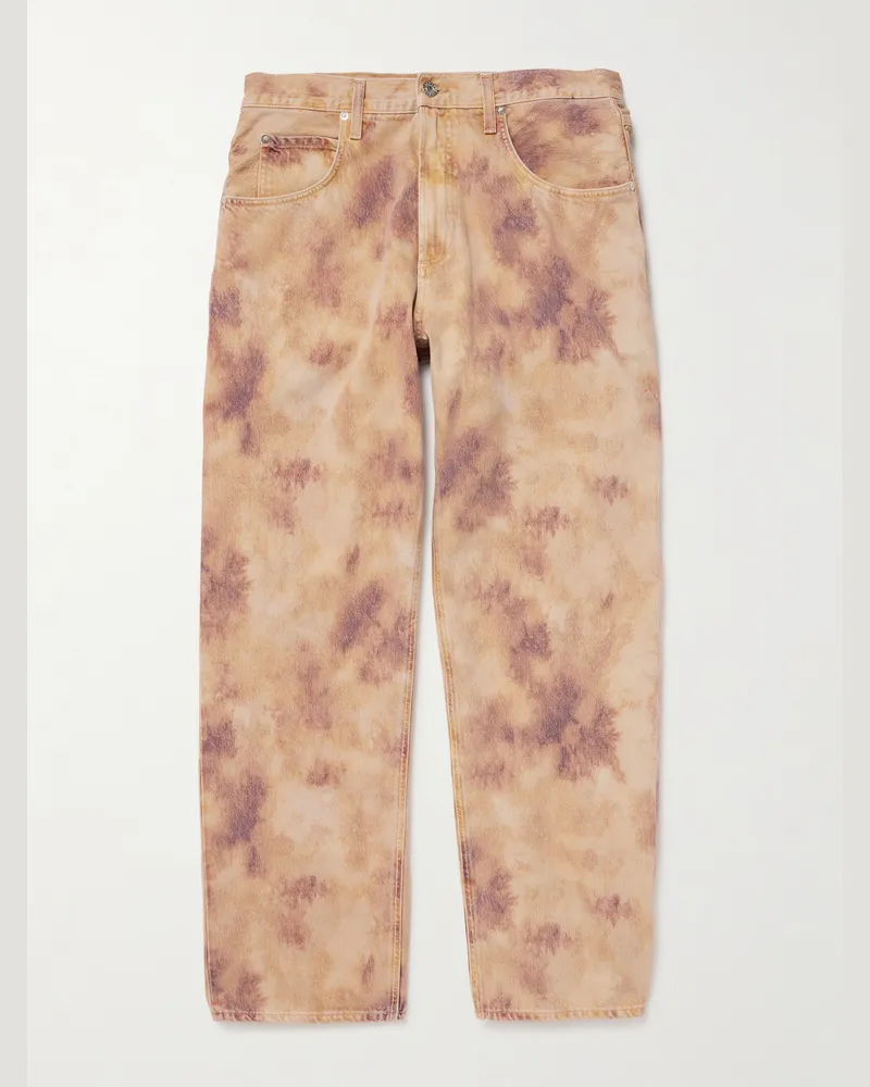 AGOLDE Fusion Wide-Leg Jeans Neutrals