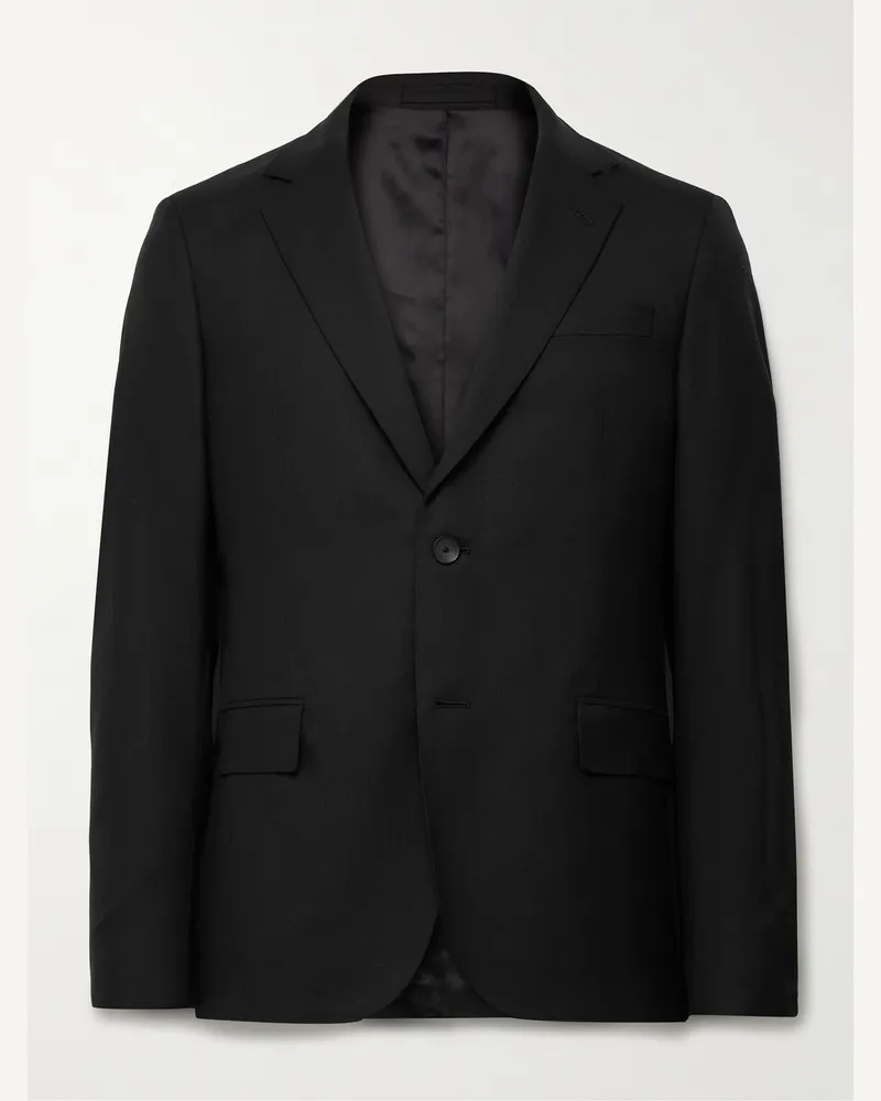 MR P. Slim-Fit Wool Suit Jacket Black