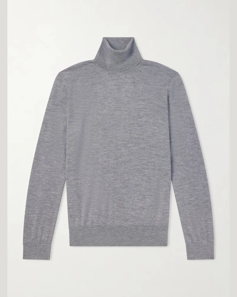 Dunhill Cashmere Rollneck Sweater Gray