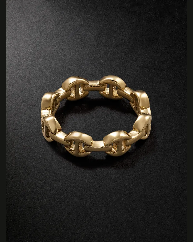 HOORSENBUHS Dame Tri-Link 18-Karat Gold Pendant Gold
