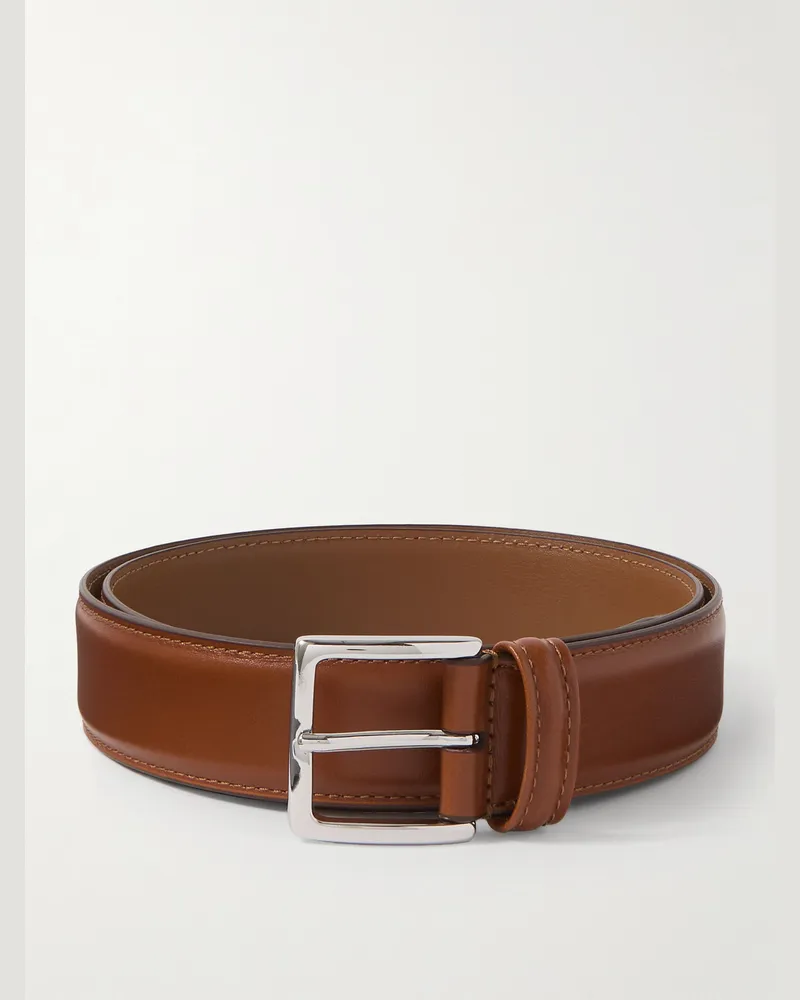 Anderson's 3.5cm Leather Belt Brown