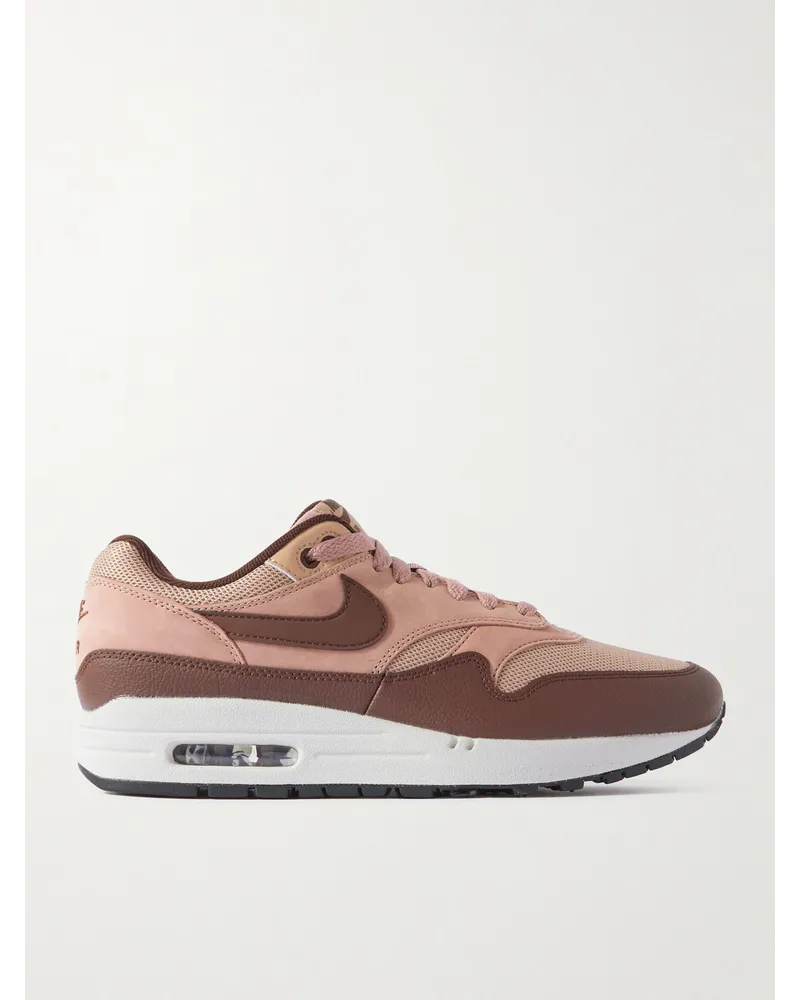 Nike Air Max 1 SC Sneakers aus Veloursleder, Mesh und Leder Braun