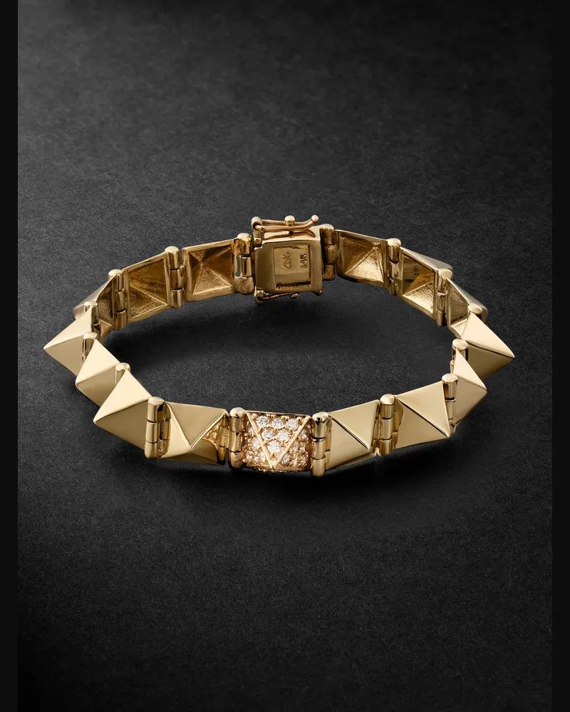 ANITA KO Armband aus 14 Karat Gold mit Diamanten Gold