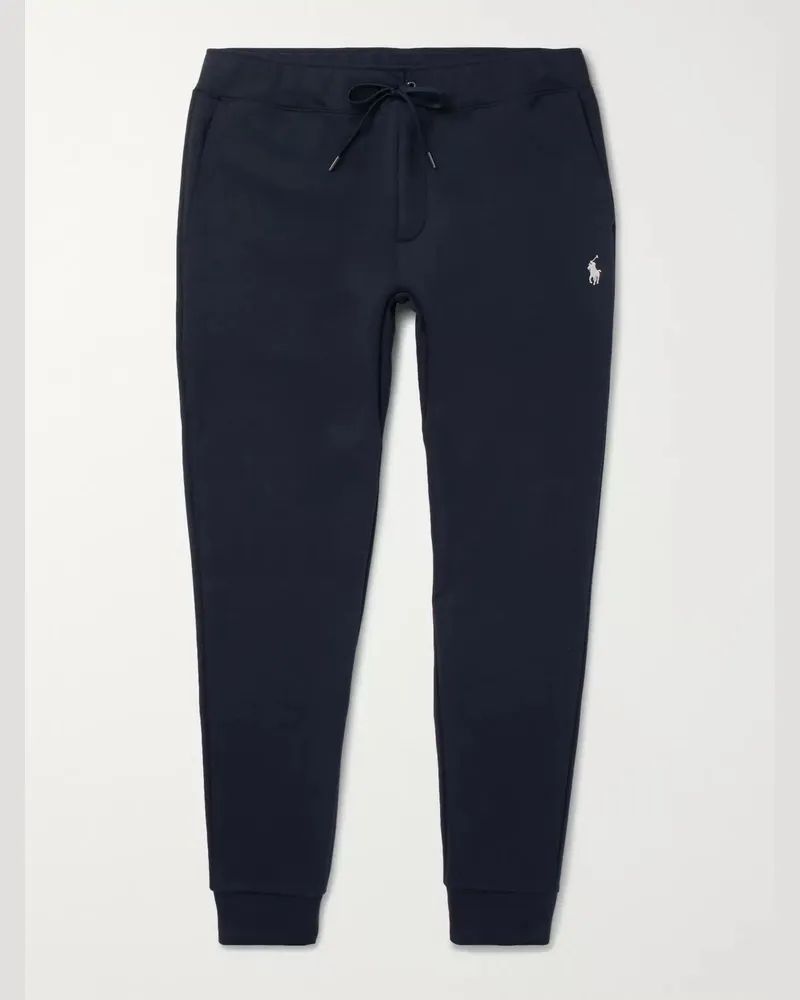 Ralph Lauren Slim-Fit Tapered Jersey Sweatpants Blue
