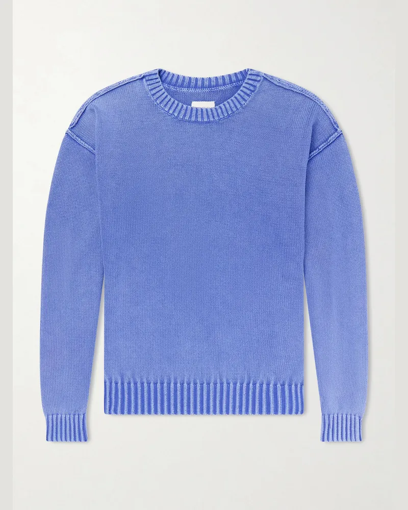 Aimé Leon Dore Cotton Sweater Blue