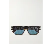 DiorBlackSuit XL S2U Sonnenbrille mit eckigem Rahmen aus Azetat in Schildpattoptik