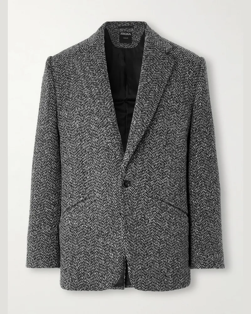 Ermenegildo Zegna Sakko aus einer Woll-Kaschmirmischung Grau