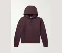 Logo-Embroidered Cotton-Jersey Hoodie