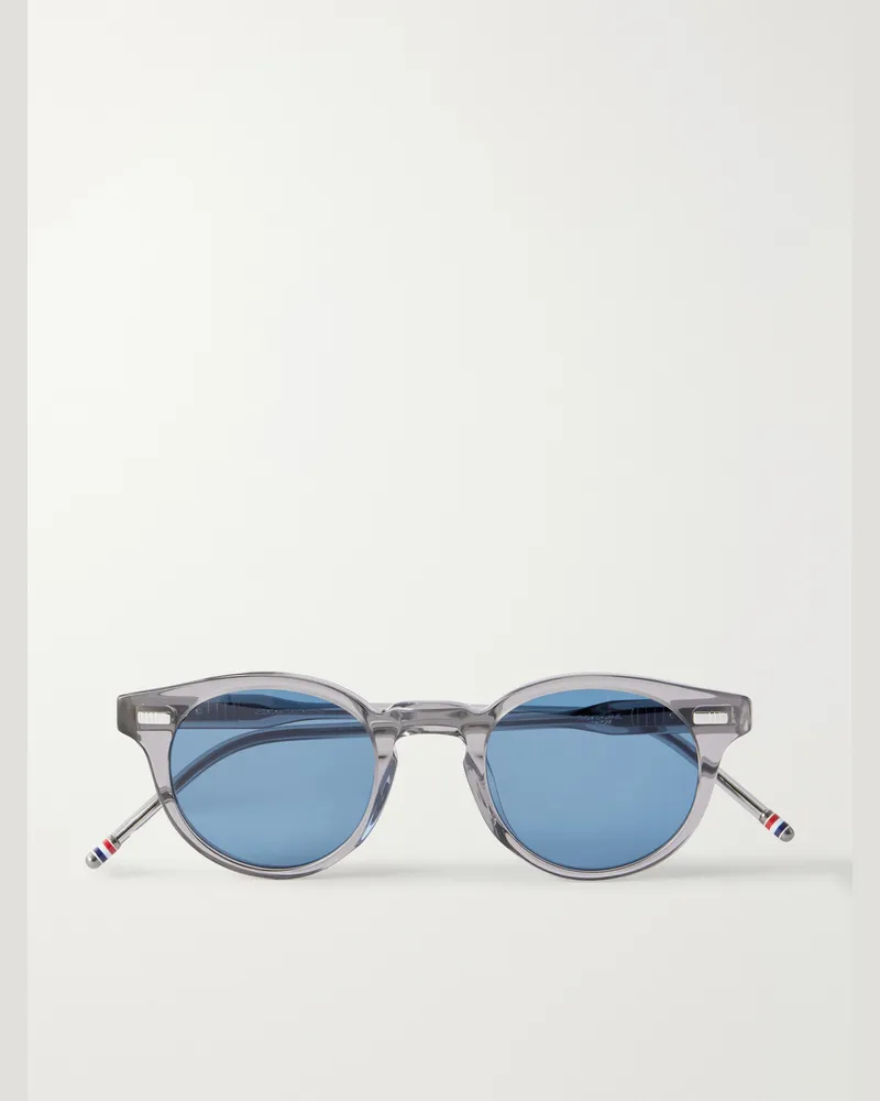 Thom Browne Round-Frame Acetate Sunglasses Gray