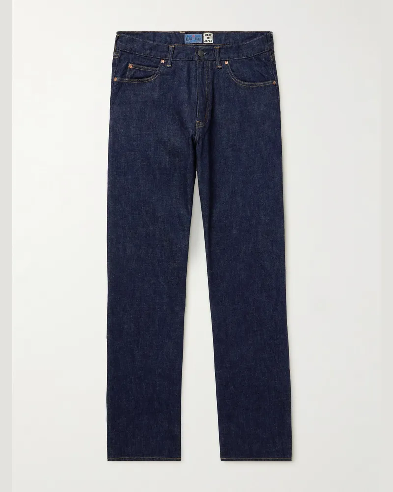 Blue Blue Japan Straight-Leg Selvedge Jeans Blue