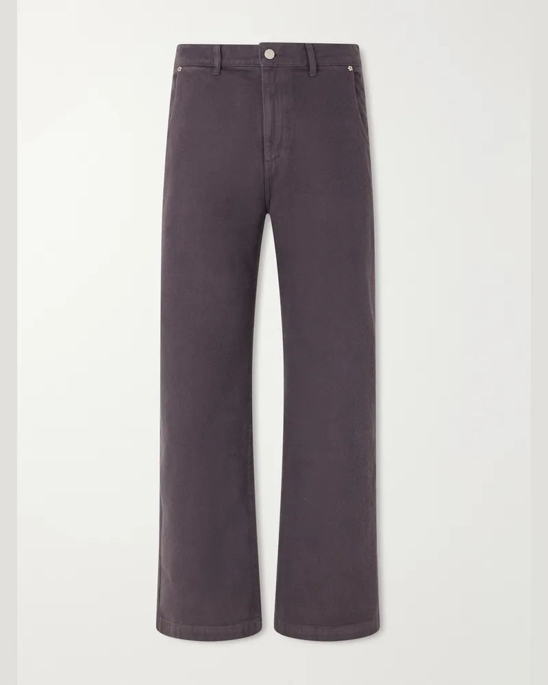 Mfpen Straight Cut Organic Straight-Leg Jeans Gray