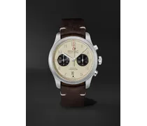 ALT1-C Automatic Chronograph 43 mm Uhr aus Edelstahl mit Lederarmband, Ref.-Nr. ALT1-C2-CR-SS-R-S