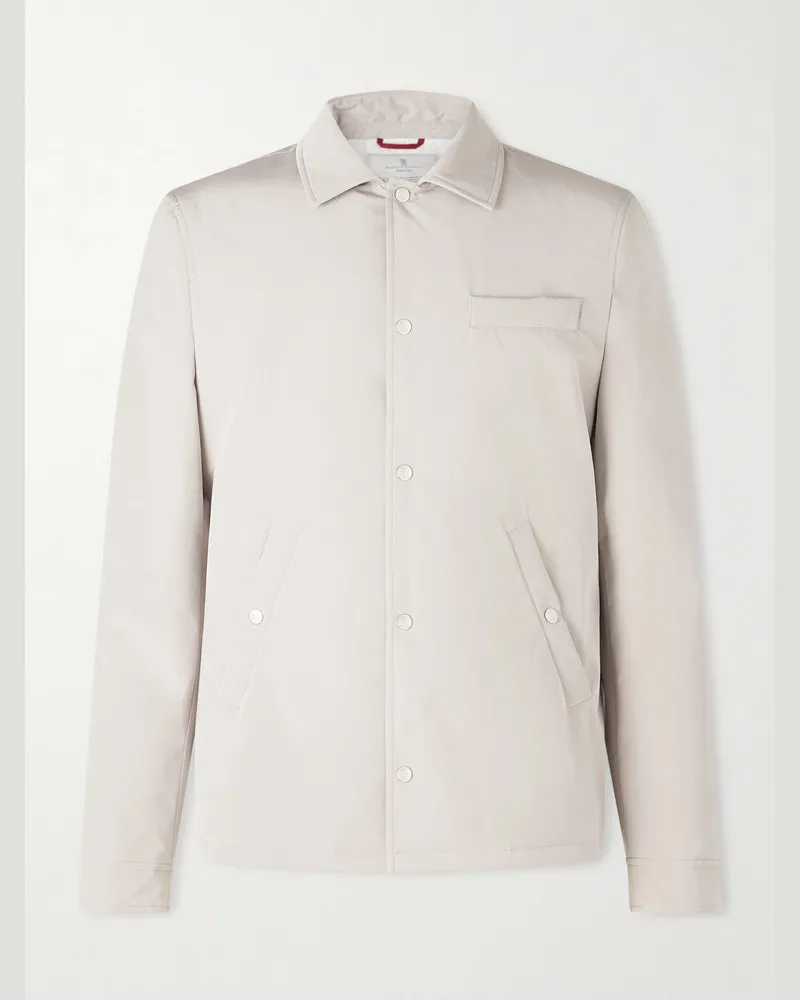 Brunello Cucinelli Shell Jacket Neutrals