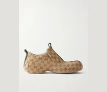 Drip Web-Trimmed GG-Canvas Sneakers