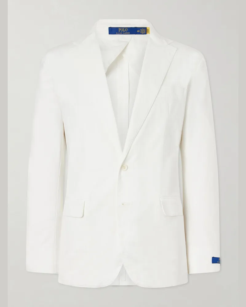 Ralph Lauren Cotton-Blend Blazer White