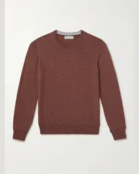 Brunello Cucinelli Pullover aus Kaschmir Burgunder