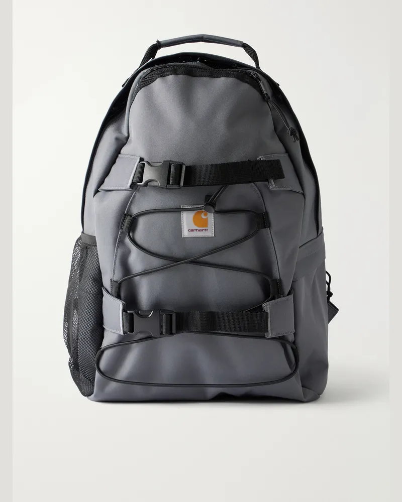 Carhartt WIP Kickflip Recycled-Canvas Backpack Gray