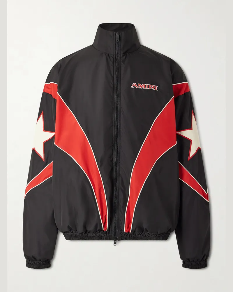 Amiri Sport Windbreaker Jacket Black