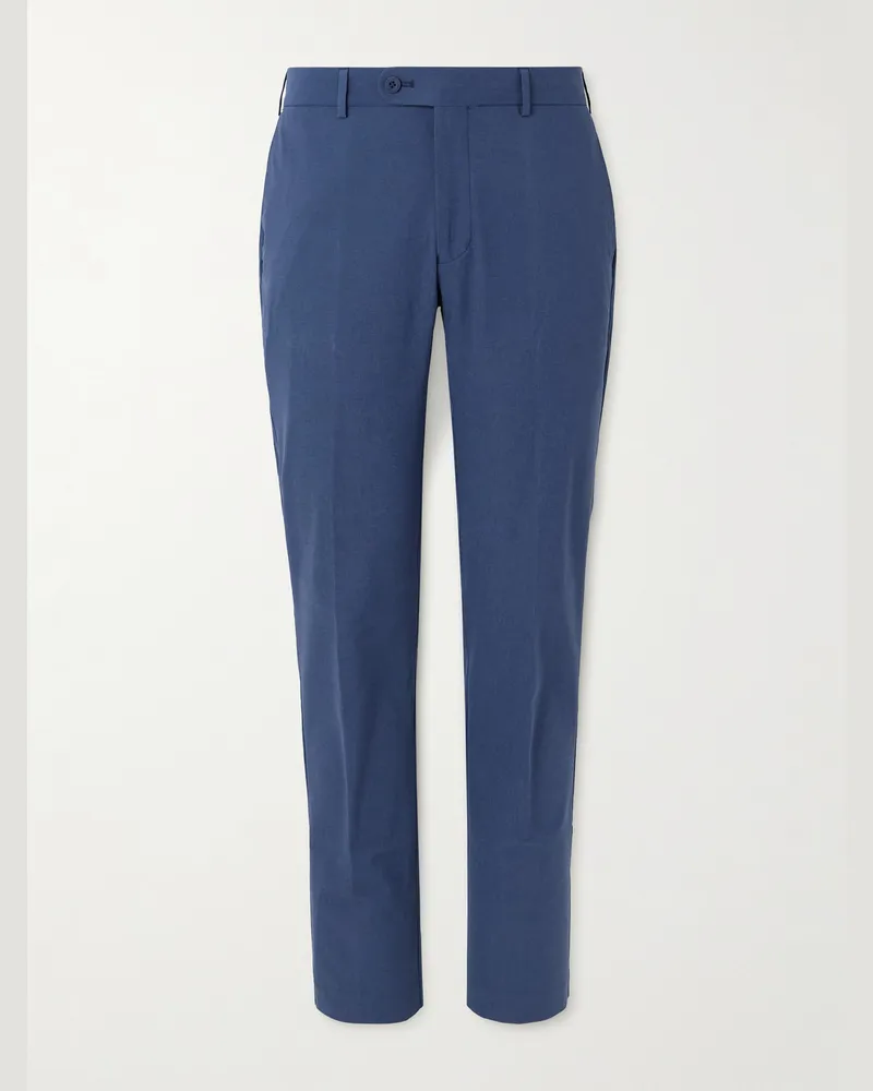 Peter Millar Surge Straight-Leg Tech-Jersey Golf Trousers Blue