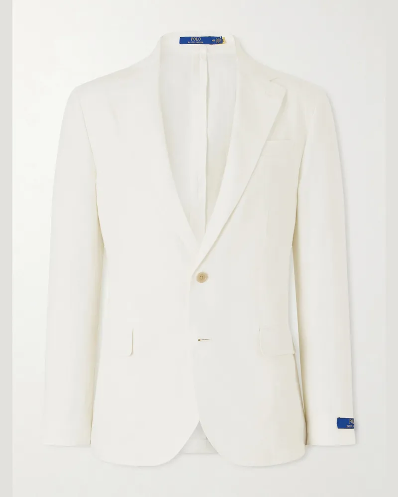 Ralph Lauren Sakko aus Leinen Neutral
