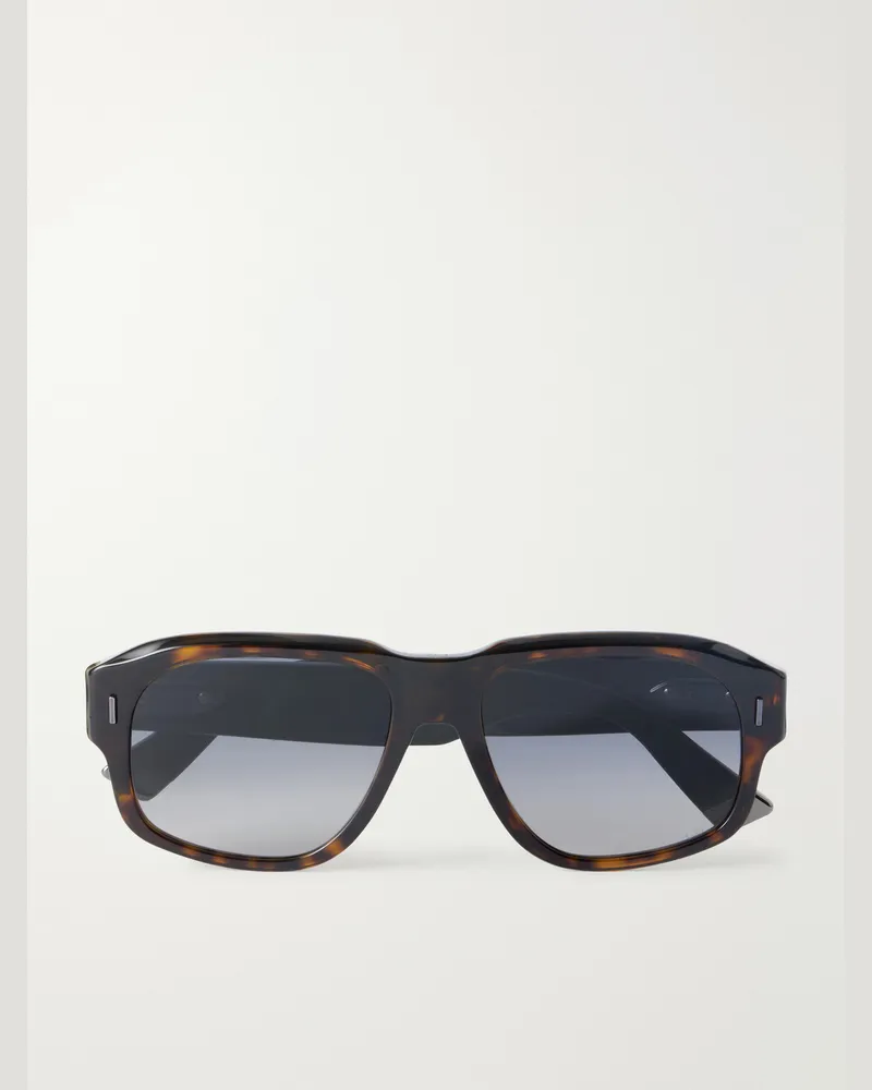 Dior DiorTailoring N1I D-Frame Acetate Sunglasses Brown