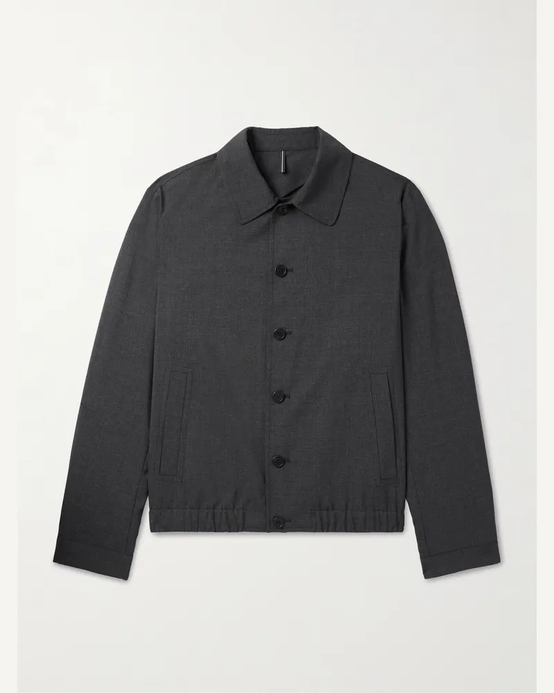 Incotex Venezia 1951 Blouson aus Webstoff Grau