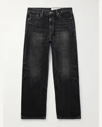 Neighborhood Gerade geschnittene Jeans aus Selvedge Denim Schwarz