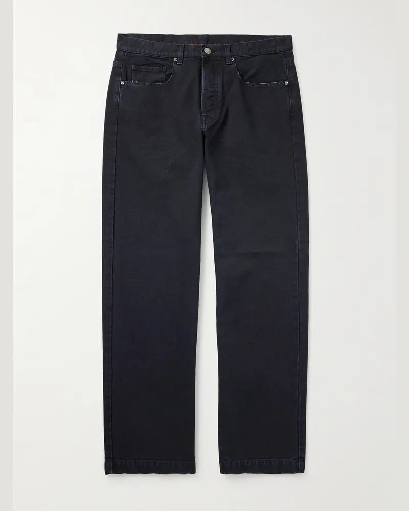 Massimo Alba Oceano gerade geschnittene Jeans Blau