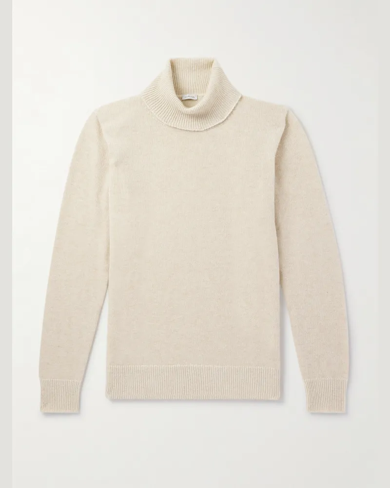 Caruso Rollkragenpullover aus Wolle Neutral