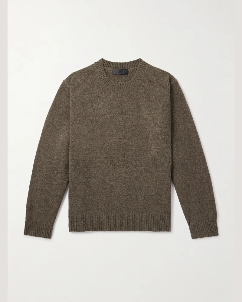 Nili Lotan Ramone Wool-Blend Sweater Green