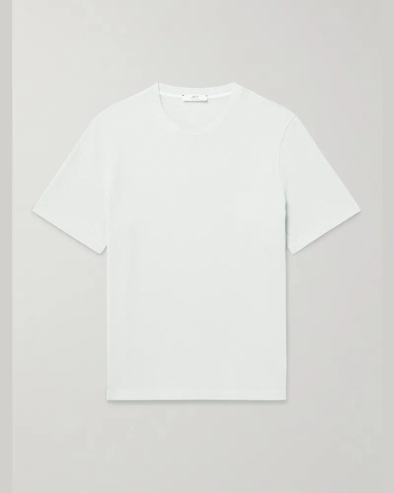 MR P. T-Shirt aus Biobaumwoll-Piqué Grün