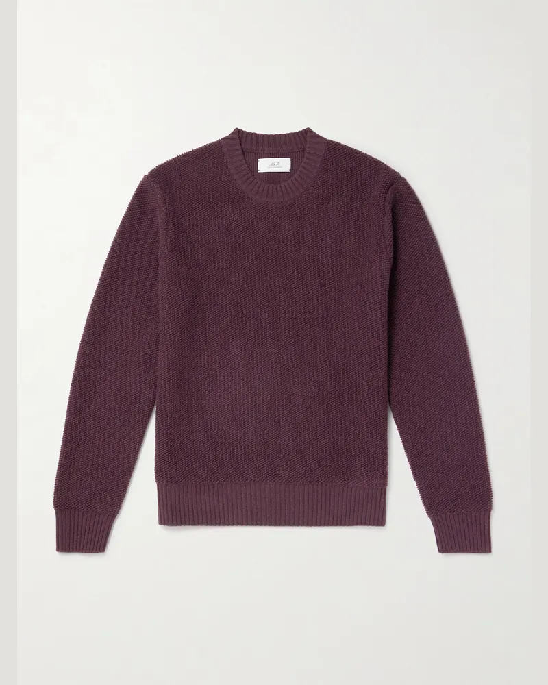 MR P. Cashmere Sweater Purple