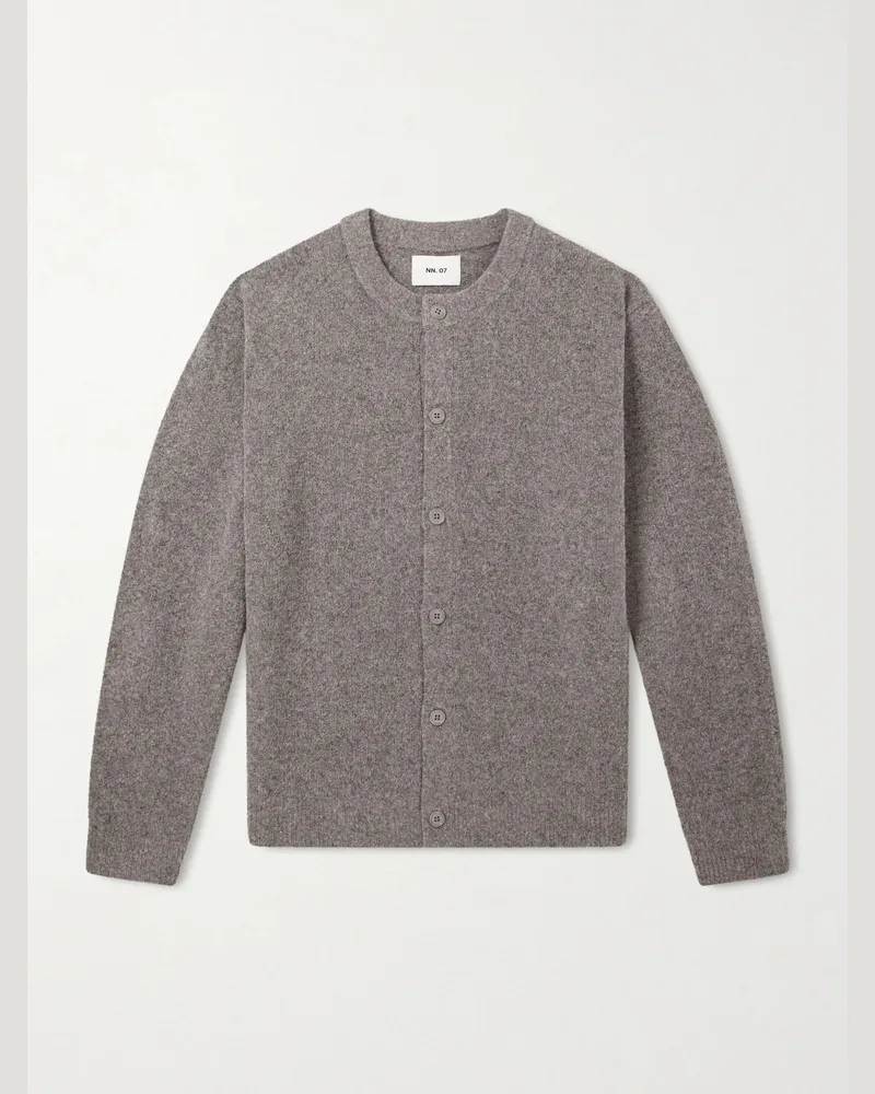 NN 07 Jasper 6683 Wool-Blend Cardigan Neutrals