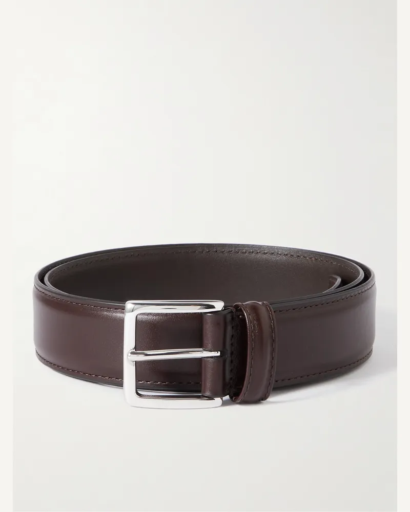 Anderson's 3.5cm Leather Belt Brown
