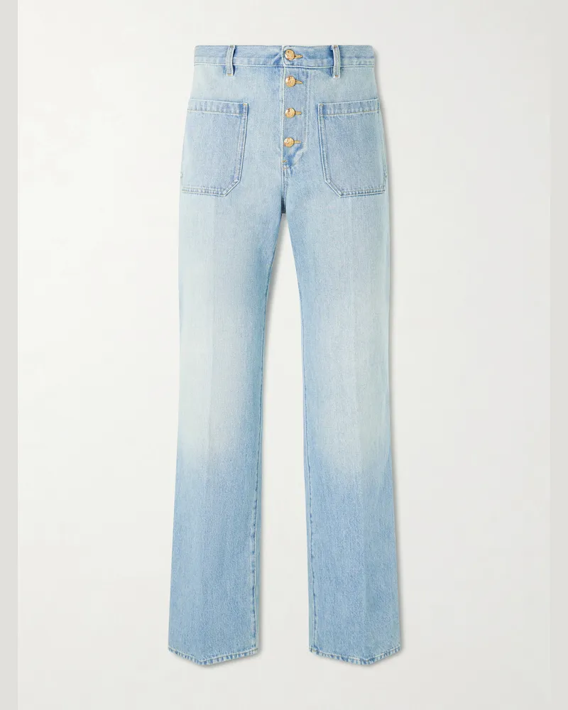 Valentino Garavani Gerade geschnittene Jeans Blau