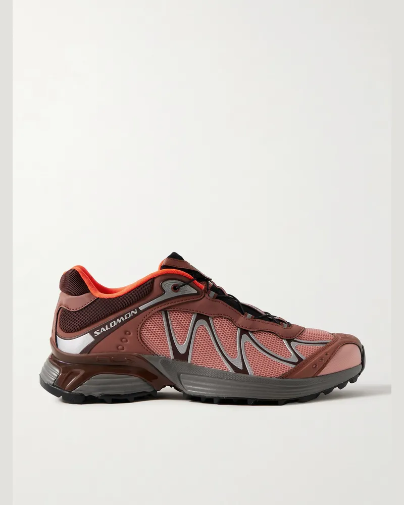 Salomon XT-WHISPER Sneakers aus Mesh mit Gummibesatz Orange