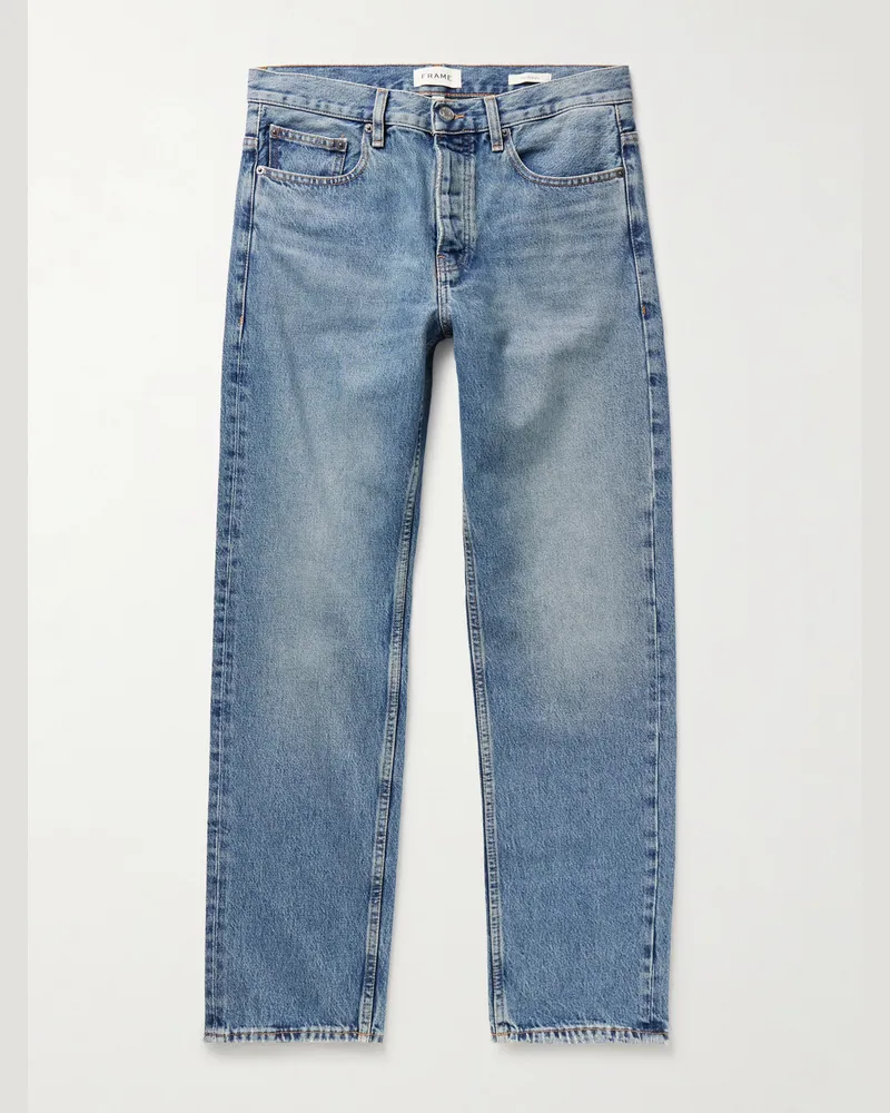Frame Denim The Straight Jeans Blue
